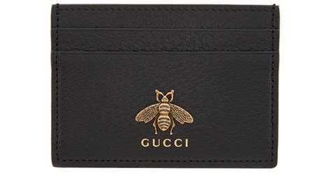 gucci bumble bee card holder